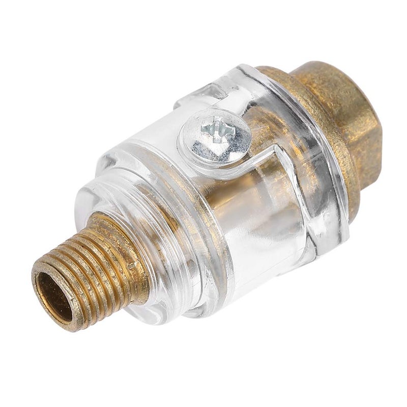 Dweekiy Air Tool Oiler Lubricator 1/4" Mini In Line for Automatic Compressor Pipe Lubrication - Image 2